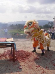 擔水坑村祠堂新春團拜 2006 