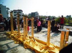 擔水坑村開年新春團拜 2011 